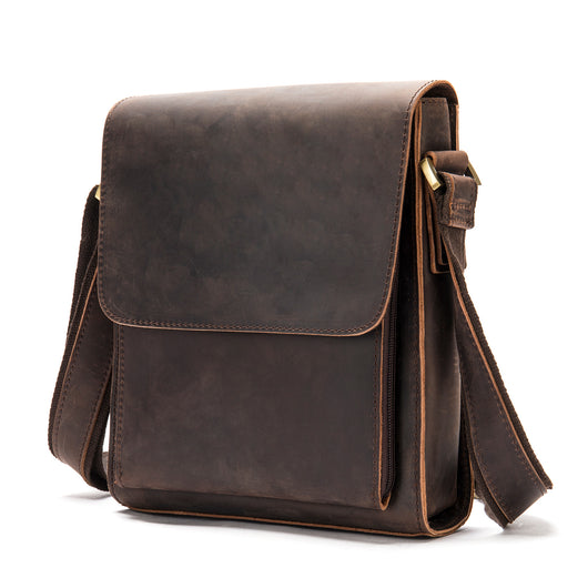 Bolsa Bandolera de Cuero Genuino para Hombre - Estilo Casual Messenger - Image 4