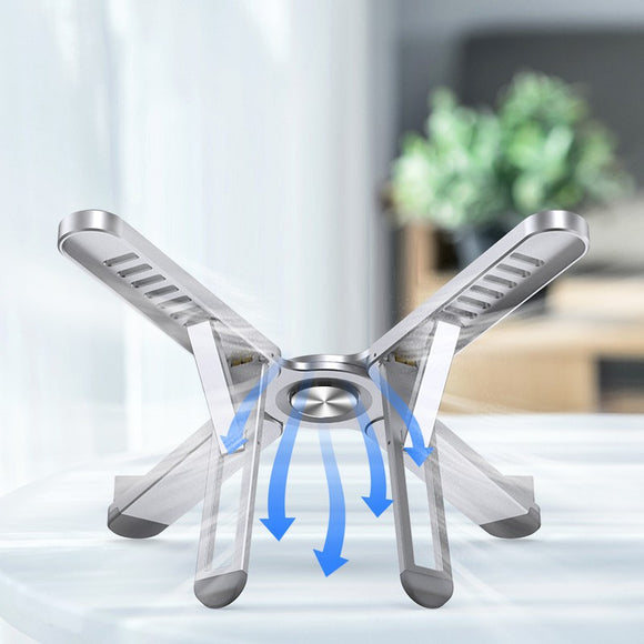 Soporte Laptop Plegable Aluminio - Base Portátil Profesional