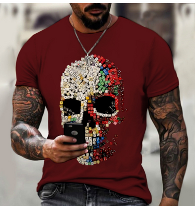 Playera Calavera 3D para Hombre - Diseño Moderno y Casual - Image 13
