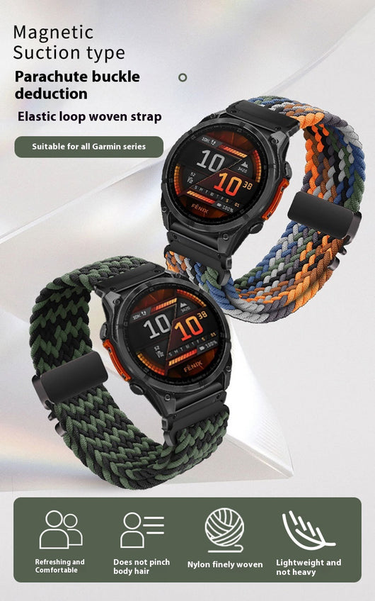 Correa de Reloj Tejida con Hebilla Elástica - Image 29