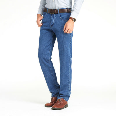 Pantalones Vaqueros Casuales Slim Fit de Cintura Media - Image 3