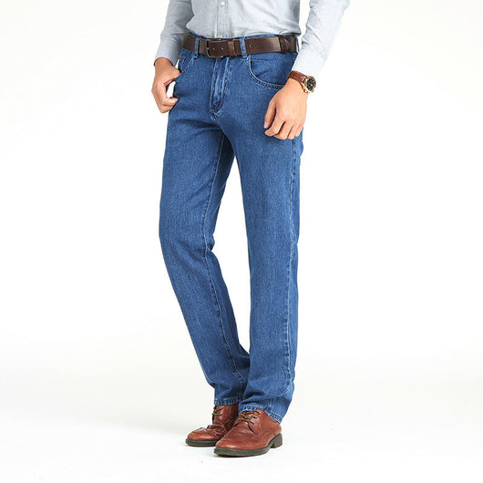 Pantalones Vaqueros Casuales Slim Fit de Cintura Media - Image 3