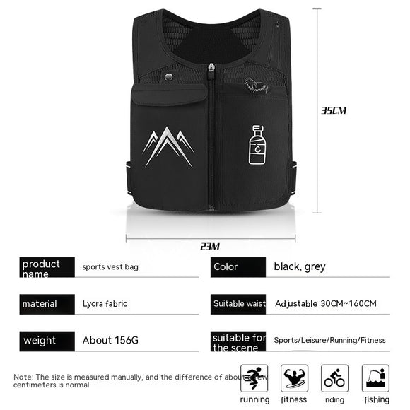 Chaleco Deportivo para Correr con Bolsa para Celular