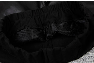 Pantalones de Cuero Stretch con Costuras Decorativas para Mujer - Image 5