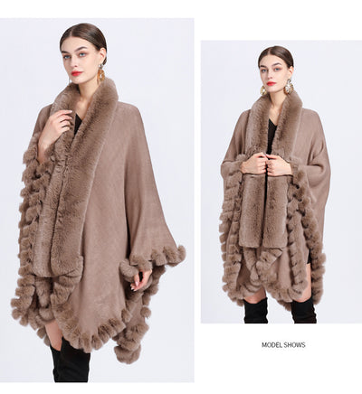 Cardigan Oversized con Cuello de Conejo - Abrigo Tejido Irregular Holgado - Image 19