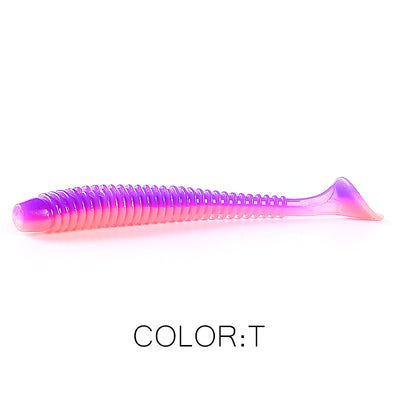 Señuelo de Pesca Luya Soft Fish con Cola T Bicolor y Sal - Image 22