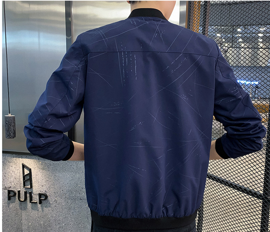 Chaqueta Deportiva Cuello Elevado Estilo Beisbolero - Image 9