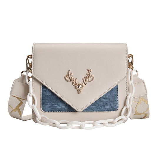 Bolsa Mensajera Estilo Venado con Detalle en Hombro - Image 5