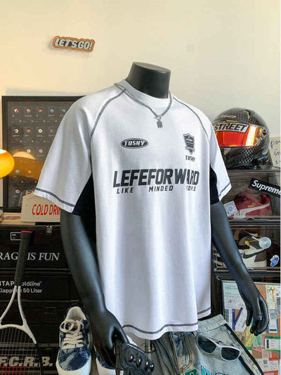 Camiseta Deportiva Suelta Cuello Redondo Manga Corta para Hombre - Image 7