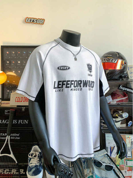 Camiseta Deportiva Suelta Cuello Redondo Manga Corta para Hombre - Image 7