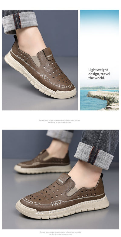 Zapatos Casuales Transpirables con Diseño Calado para Hombre - Verano - Image 10
