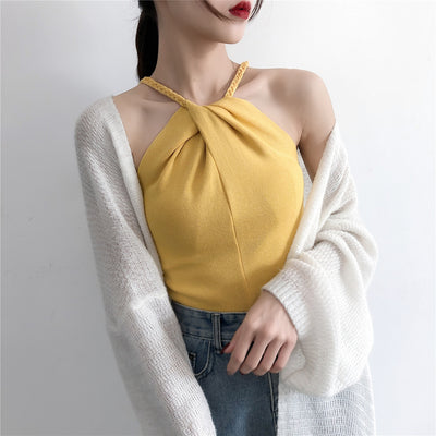 Blusa Tejida Hombro Descubierto para Mujer - Diseño Sexy y Moderno - Image 5