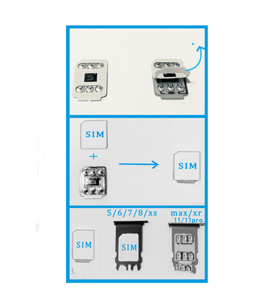 Tarjeta de Desbloqueo WELLSIM para iPhone 6S hasta 14 Pro Max - Image 7