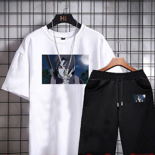 Conjunto Casual Coreano para Hombre: Playera y Shorts de Moda - Image 40