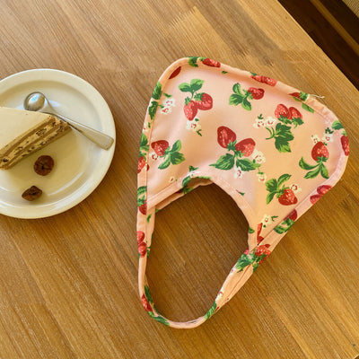 Bolsa Axilar de Diseño Francés con Estampado de Fresa - Image 10