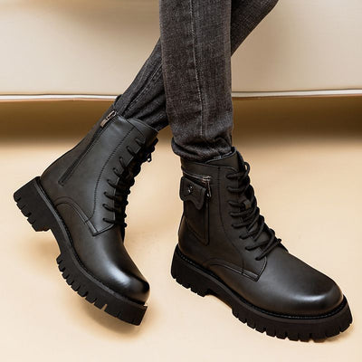 Botas Martin de Cuero para Hombre - Botines Altos Clásicos - Image 16