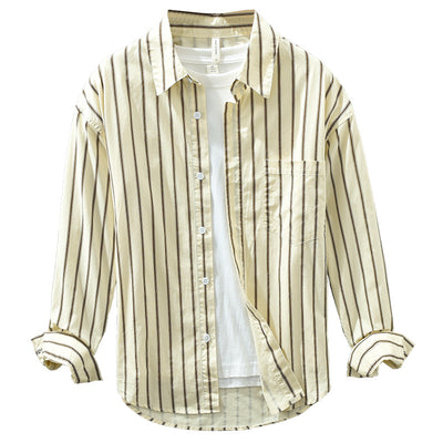 Camisa Casual de Cuadros con Cuello Cuadrado - Blusa Suelta de Algodón Puro - Image 4