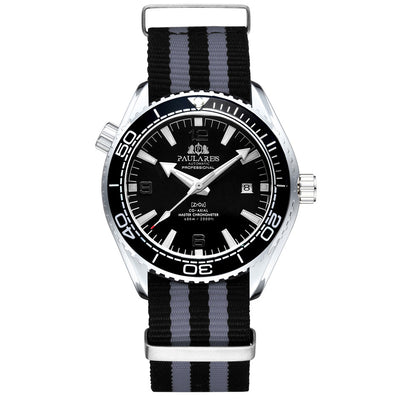 Reloj Mecánico Automático con Esfera Luminosa y Correa Canvas para Hombre - Image 21