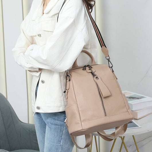 Mochila de Cuero para Mujer - Piel Vacuno Premium - Image 13