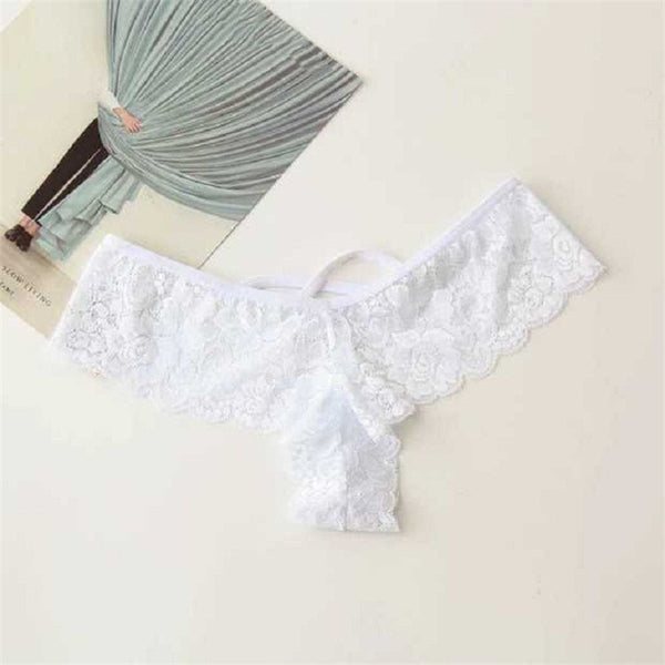 Tanga de Encaje Completo Talla Grande para Mujer para uso en Ecuador