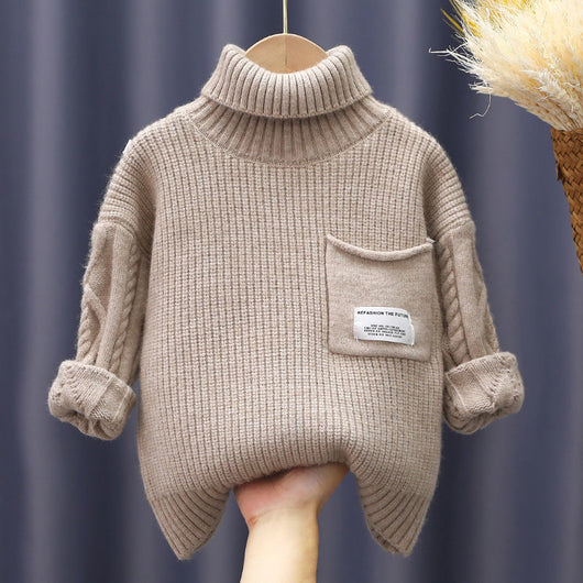 Suéter Infantil Acolchado con Forro Polar para Otoño e Invierno - Image 2