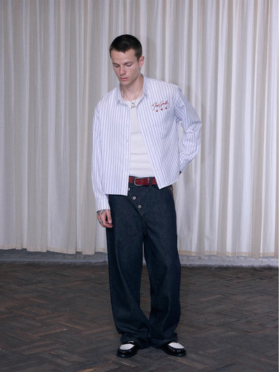 Jeans Rectos Clásicos American para Hombre - Image 3