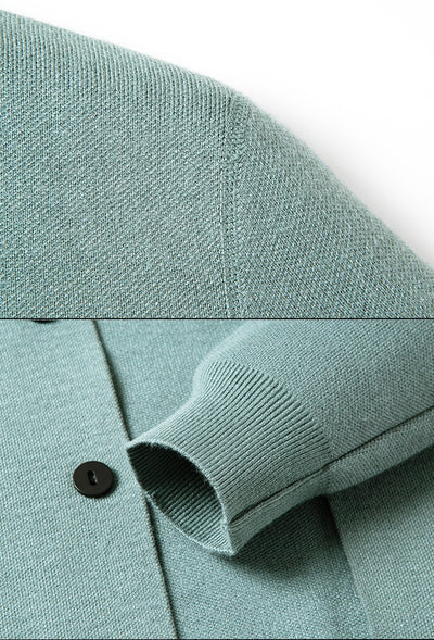 Suéter Abrigo Hombre Invierno Tejido Grueso Jacquard Manga Larga - Image 19