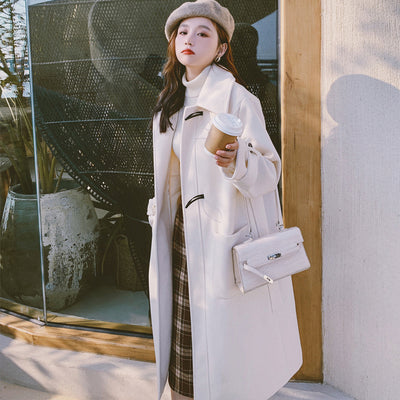 Abrigo de Lana para Mujer Estilo Coreano Otoño Invierno - Image 7