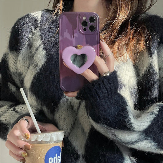 Funda Protectora Suave con Diseño de Óleo Amor Púrpura - Image 7