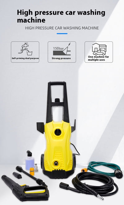 Lavadora de Alta Presión Automática 1400W con Cebado Automático - Image 13