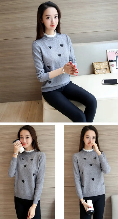 Suéter Holgado para Mujer - Blusa Base Tejida Versátil - Image 11