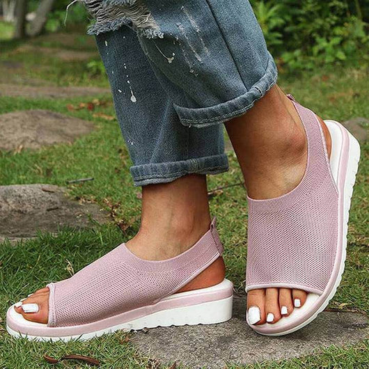 Sandalias Tejidas Planas con Diseño de Boca de Pez - Image 11