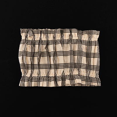 Conjunto Retro de 3 Piezas: Camisa Cuadros Manga Larga, Top Tubo y Shorts - Image 26