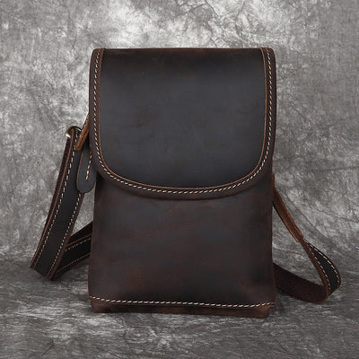 Bolso Bandolera de Cuero para Hombre - Image 5