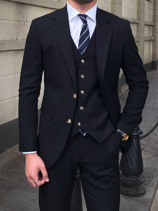 Traje Slim Tres Piezas para Hombre - Versátil y Moderno - Image 3