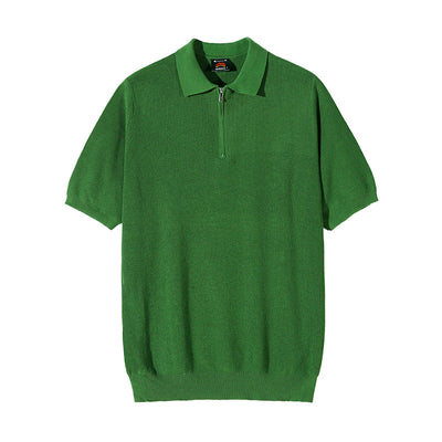 Polo Manga Corta con Cierre Medio para Hombre - Perfecto para Verano - Image 3