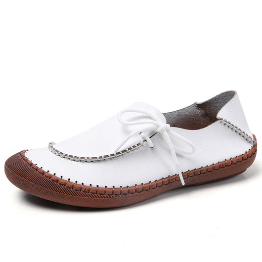 Zapatos Casuales de Cuero Talla Grande para Mujer - Diseño Versátil 2 en 1 - Image 3