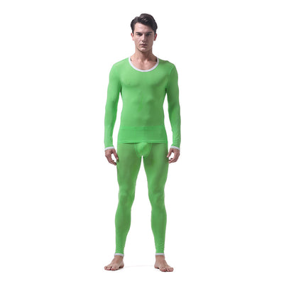 Conjunto de Ropa Térmica de Seda Helada para Hombre - Image 2