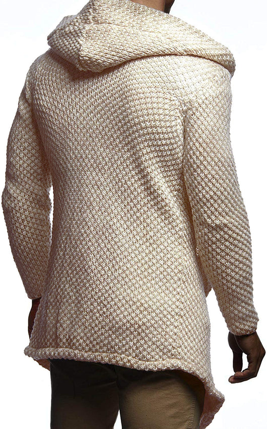 Cardigan Hoodie para Hombre - Suéter Abrigo Elegante - Image 18