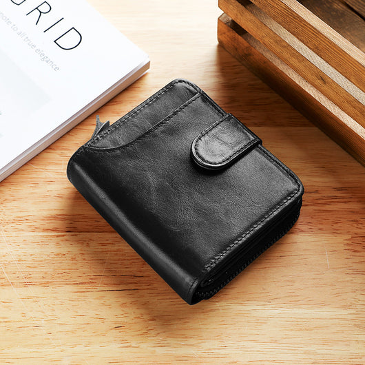 Billetera Compacta de Cuero para Hombre con Múltiples Compartimientos - Image 3