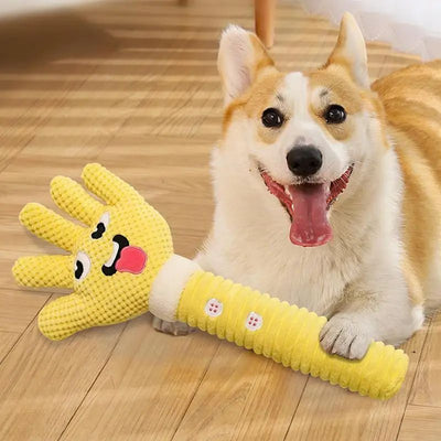 Juguete Masticable de Felpa con Forma de Palma para Perros en Dentición - Image 18