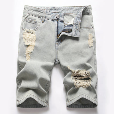 Pantalones Vaqueros Rotos Estilo Retro Europeo y Americano - Image 10