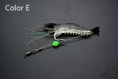 Señuelo Luminoso Biomimético Camarón Artificial para Pesca - Image 24