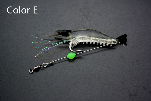 Señuelo Luminoso Biomimético Camarón Artificial para Pesca - Image 24