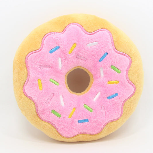 Juguete de Peluche Donut Adorable para Mascotas - Image 2