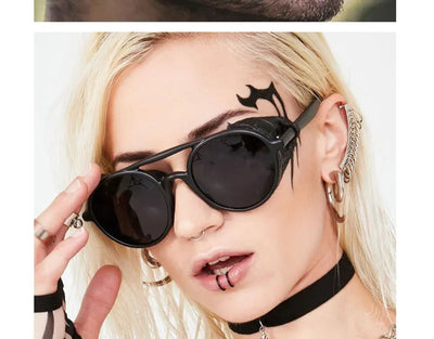 Gafas de Sol Steampunk Marco Grande Antivienta - Image 4