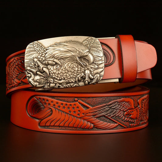 Cinturón Automático para Hombre con Hebilla Águila de Temperamento Fashion - Image 2