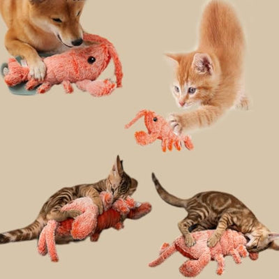 Juguete Langosta Saltarina para Gatos y Perros Pequeños - Juguete Interactivo Recargable USB - Image 3