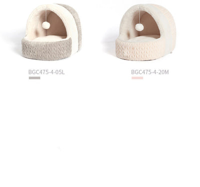 Cama Felina Cubierta Four Seasons - Casa Térmica para Gatos y Perros Pequeños - Image 7