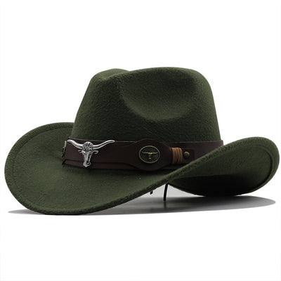 Sombrero Vaquero de Lana y Denim Premium - Image 9